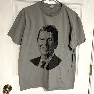 Ronald Reagan Tee - Grey